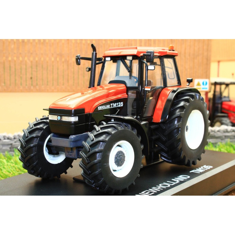 REP221 REPLICAGRI NEW HOLLAND TM135 TRACTOR IN TERRACOTA