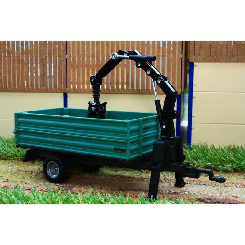 2896 SIKU OEHLER COMBINATION TRAILER WITH CRANE