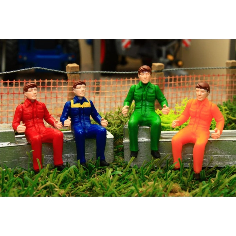 43203 Britains Sitting Tractor Drivers (Set of 4)