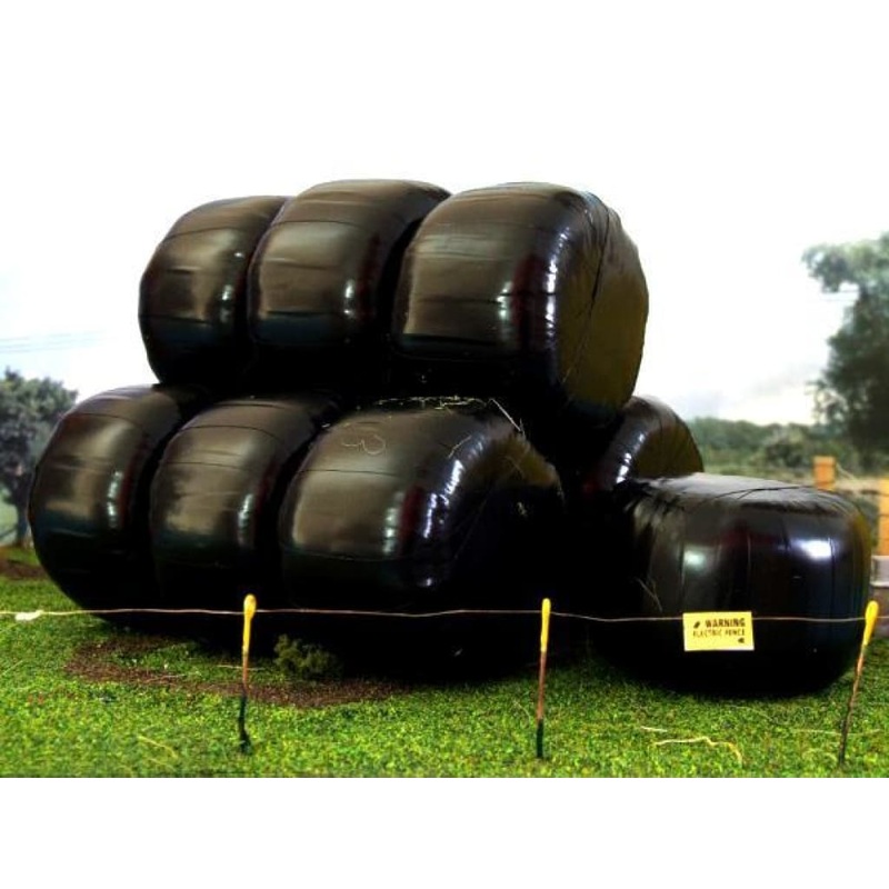 HLT-FB035 Wrapped Silage Bales (Black Wrapped x 10)
