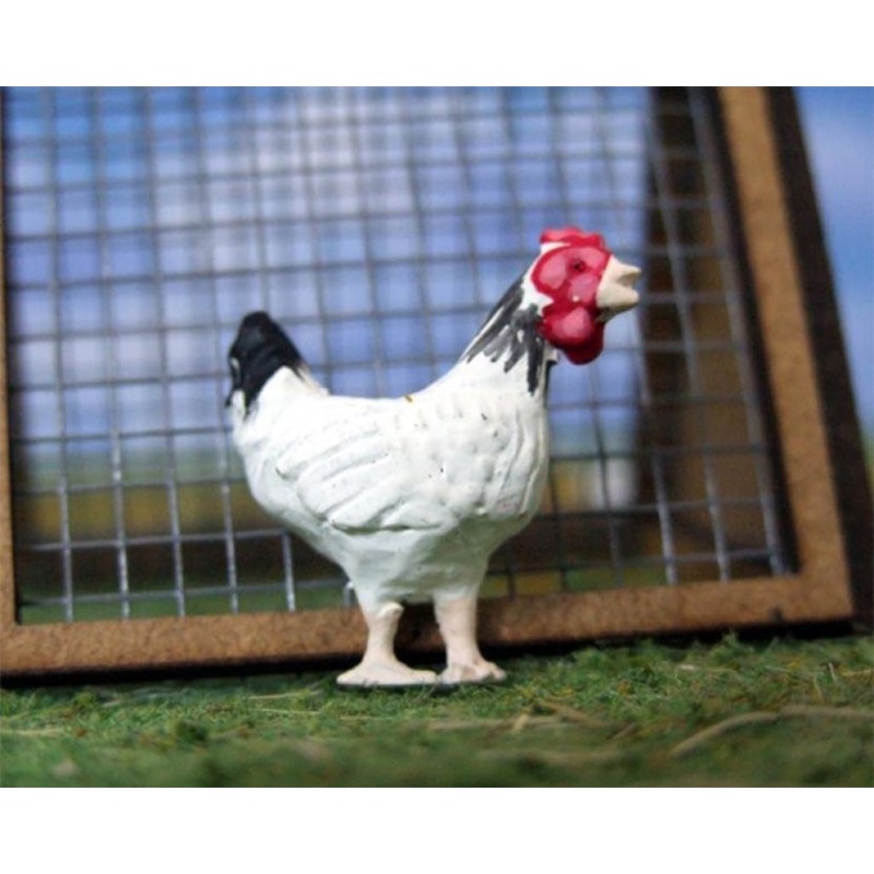 HLT-WMA84 Walking Hen White