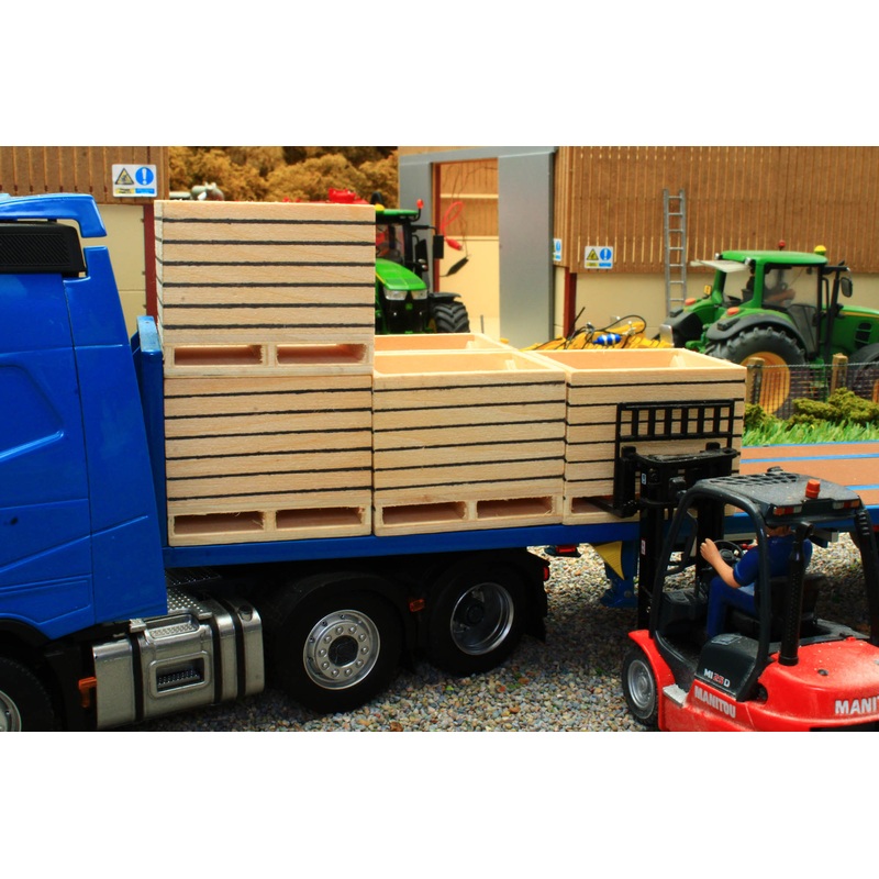 KG0611 WOODEN POTATO BOXES X 6