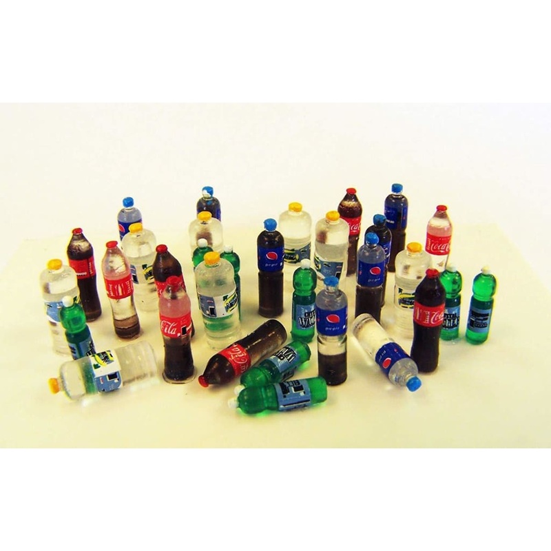 PLM446 Plusmodel PET Plastic Bottles (135 Scale)