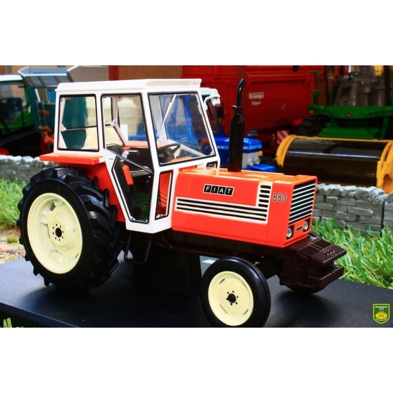 REP163 REPLICAGRI FIAT 880 WITH WHITE CAB