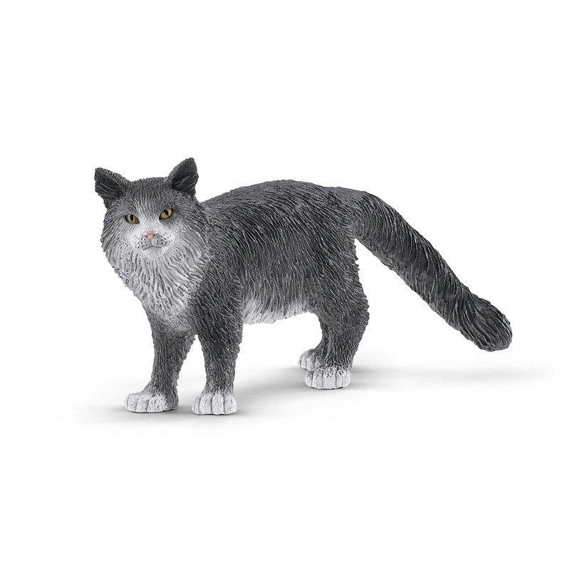 SL13893 Schleich Cat - Maine Coon Cat