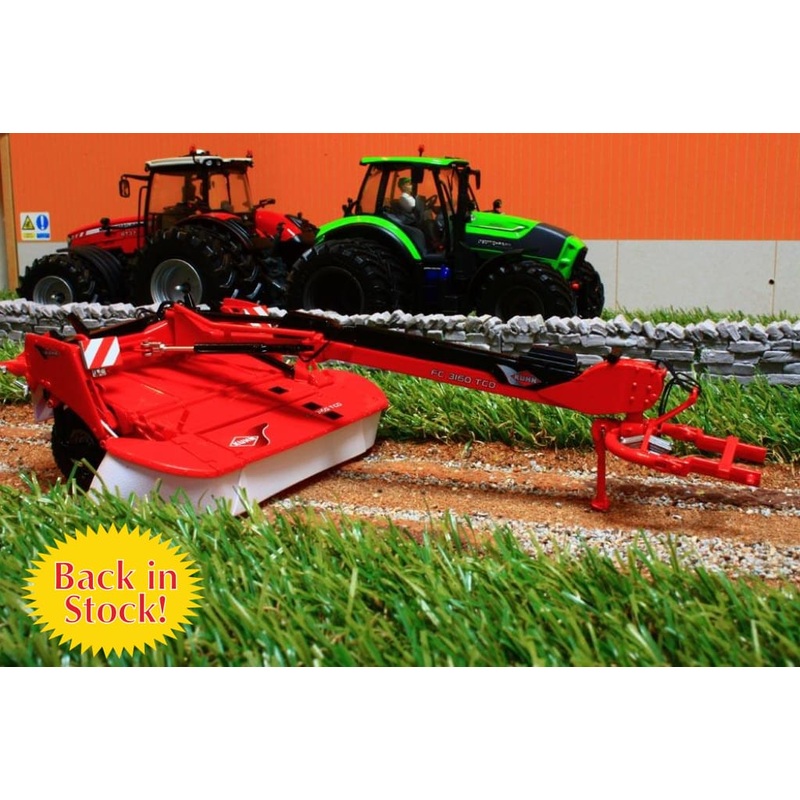 UH4198 UNIVERSAL HOBBIES KUHN FC 3160 TCD TRAILED DISK MOWER CONDITIONER