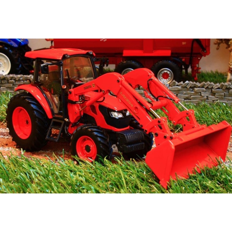 UH4869 UNIVERSAL HOBBIES KUBOTA M9960 TRACTOR WITH FRONT LOADER
