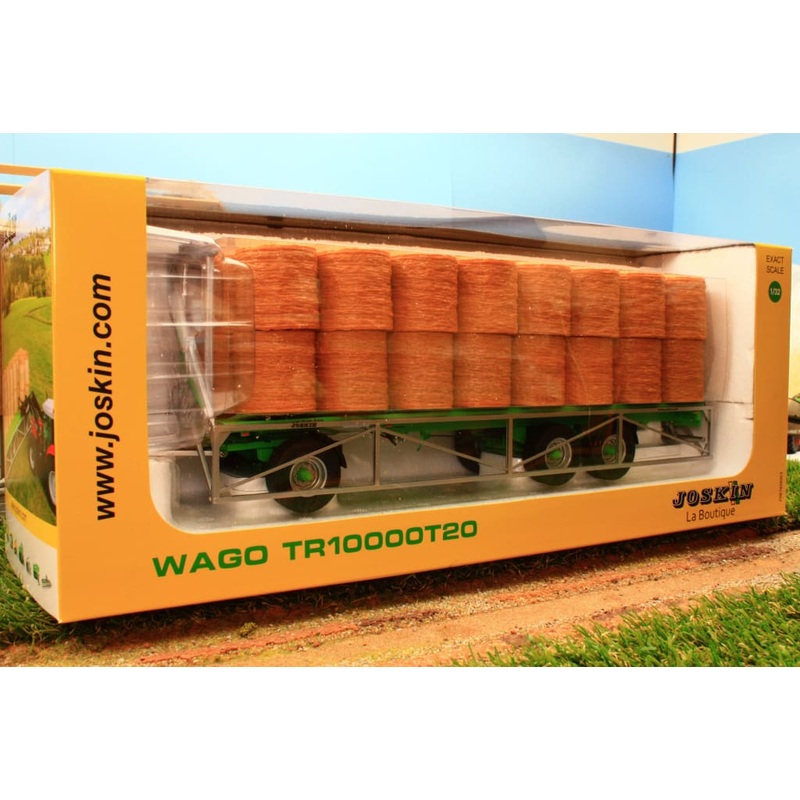 UH5225 Universal Hobbies Joskin Wago TR10000 T20 Trailer With Round Bales