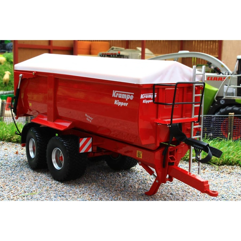 W7335 WIKING KRAMPE BIG BODY 650 S REAR SIDE TIPPER TRAILER