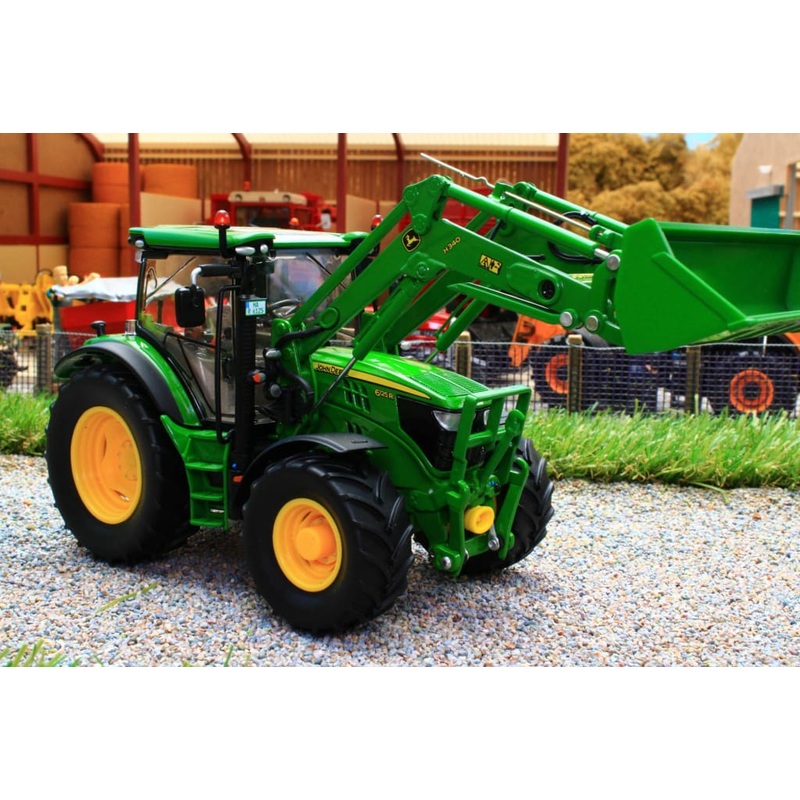 W7344 Wiking John Deere 6125R Tractor With Front Loader And Bucket LAST ONE LEFT!