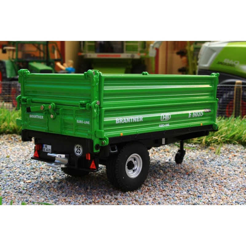 W7348 WIKING BRANTNER E6035 SINGLE AXLE TIPPING TRAILER