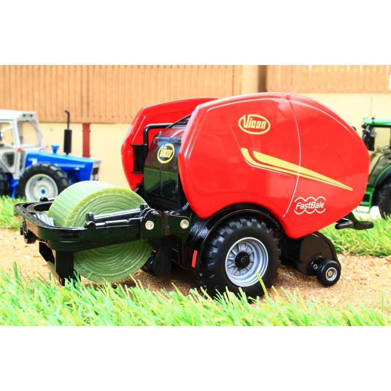 43221 Britains Vicon Round Baler and Wrapper