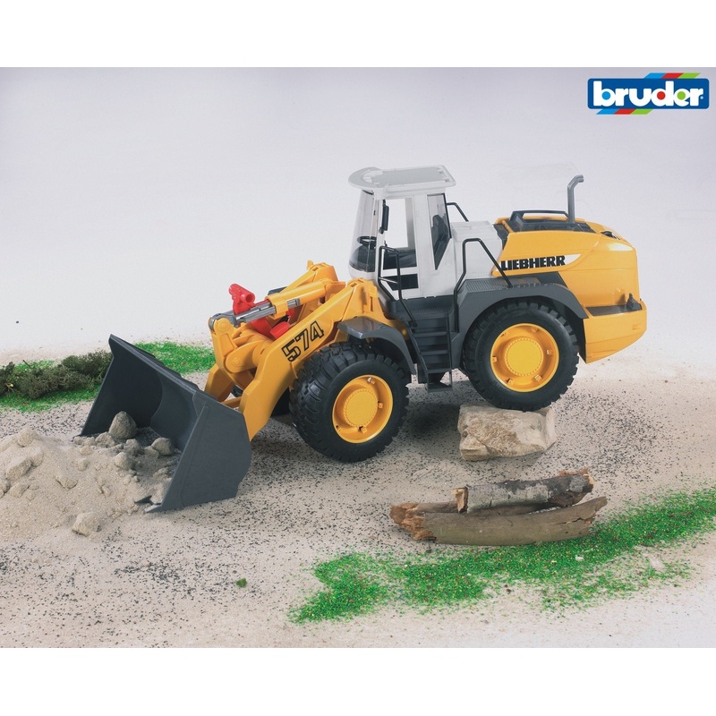 B02430 BRUDER LEIBHERR 574 ARTICULATED ROAD LOADER