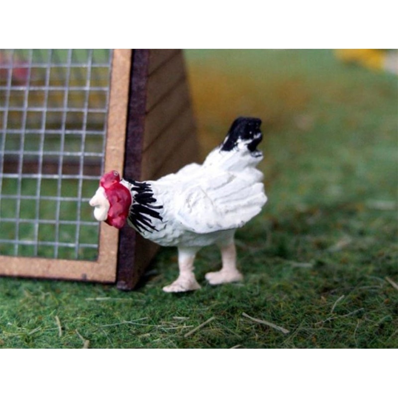 HLT-WMA83 Angry Hen White