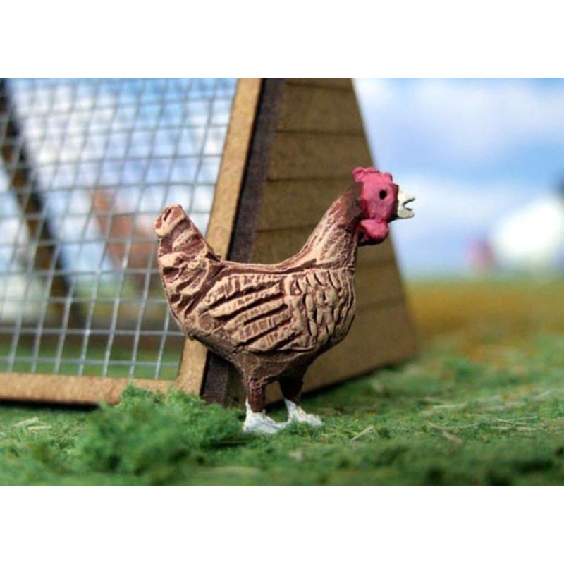 HLT-WMA84 Walking Hen Brown