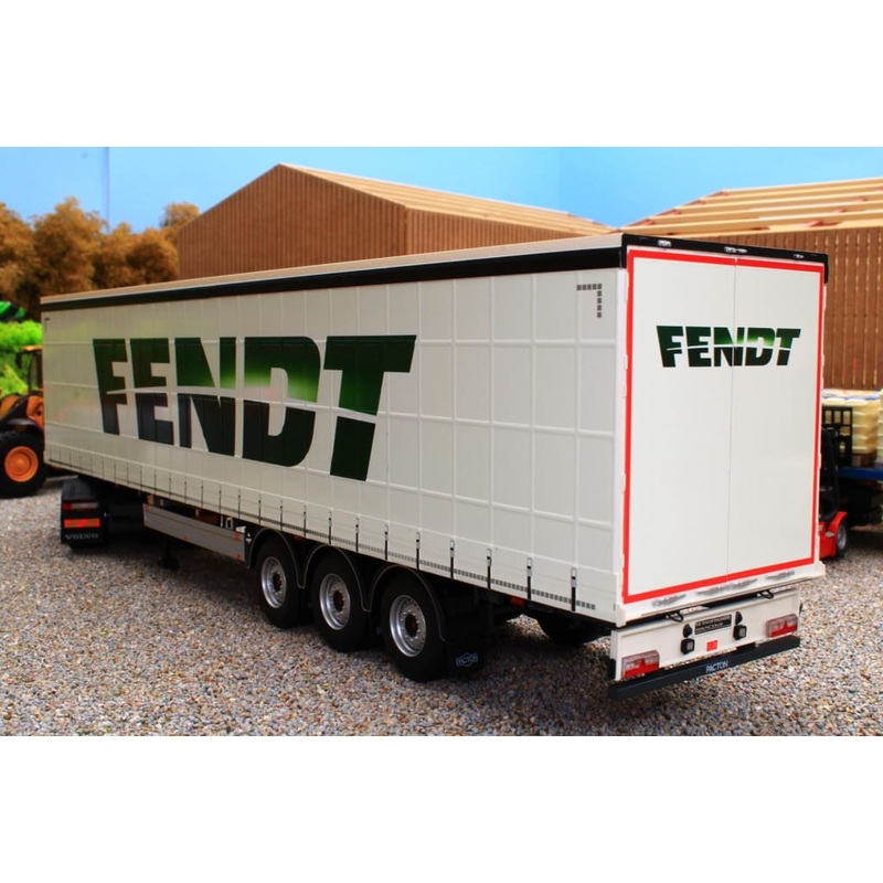 MM1902-01-01 MARGE MODELS PACTON CURTAINSIDE TRAILER - FENDT LIVERY