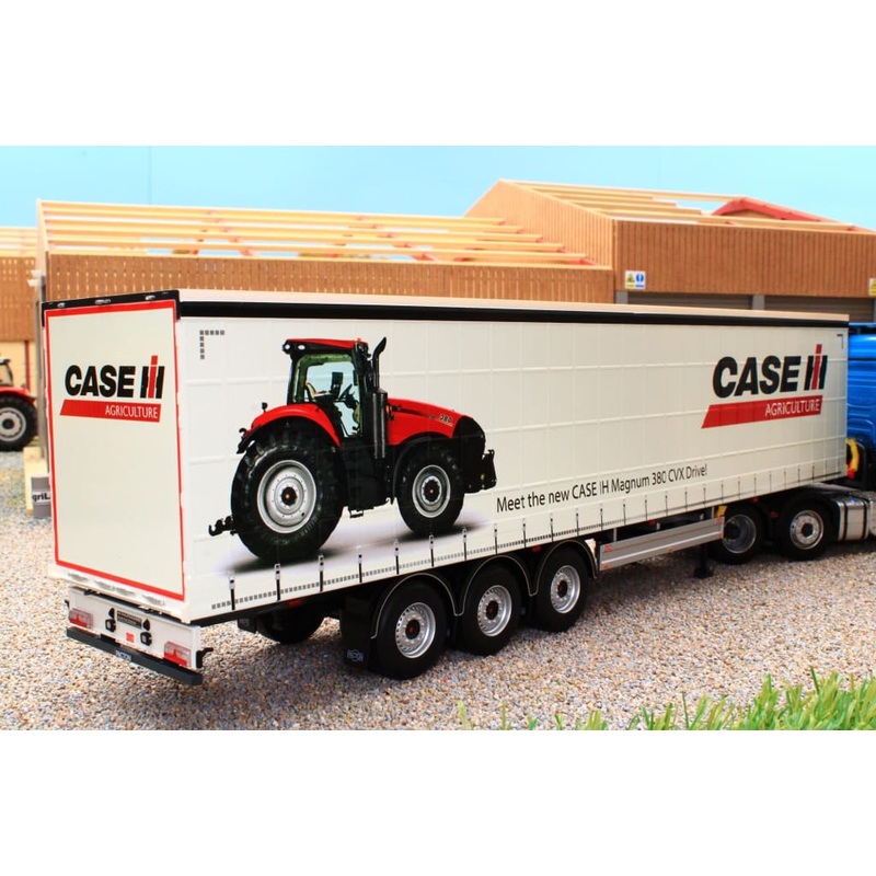 MM1902-01-02 MARGE MODELS PACTON CURTAINSIDE TRAILER - CASE LIVERY