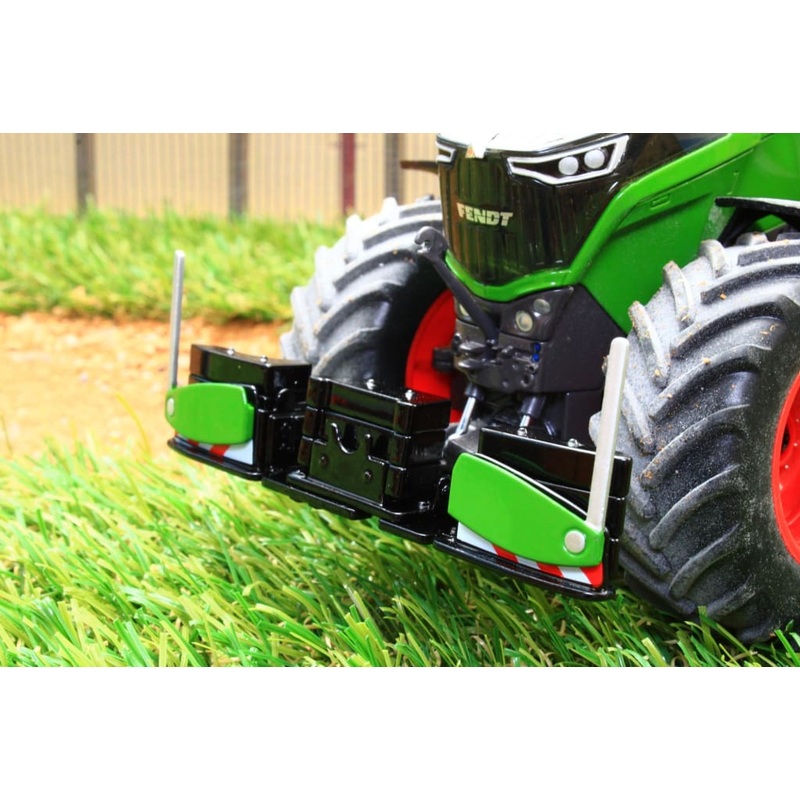 W7842 WIKING FRONT BUMPER AND WEIGHTS IN FENDT COLOURS SPECIAL OFFER