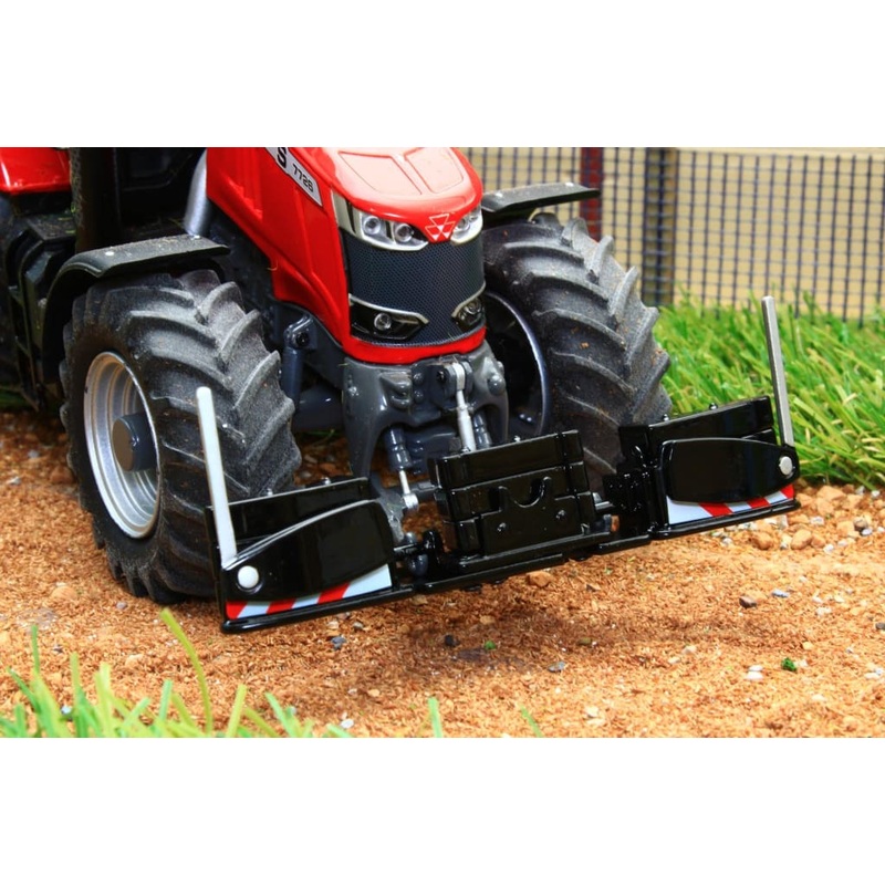 W7844 WIKING FRONT BUMPER AND WEIGHTS IN BLACK COLOUR
