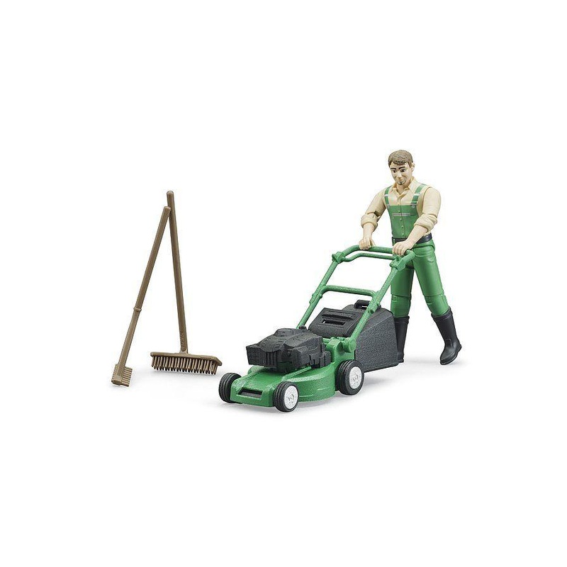 B62103 BRUDER GARDENER AND MOWER SET