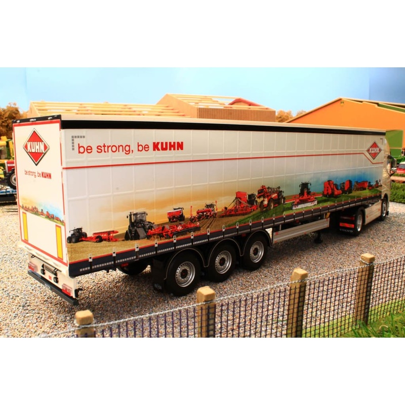 MM1902-01-05 MARGE MODELS PACTON CURTAINSIDER LORRY TRAILER KUHN EDITION