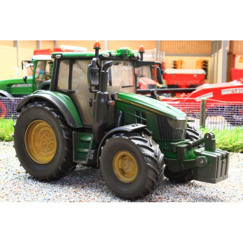 43248(w) WEATHERED BRITAINS JOHN DEERE 6120M 4WD TRACTOR
