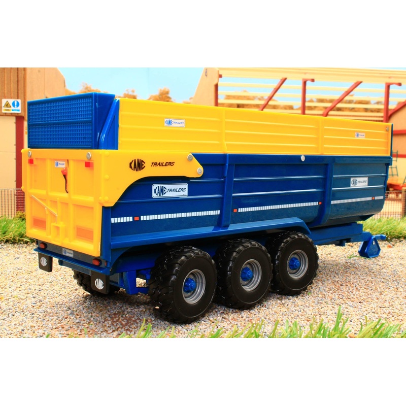 43284 Britains Kane Half-Pipe Triple Axle Silage Trailer