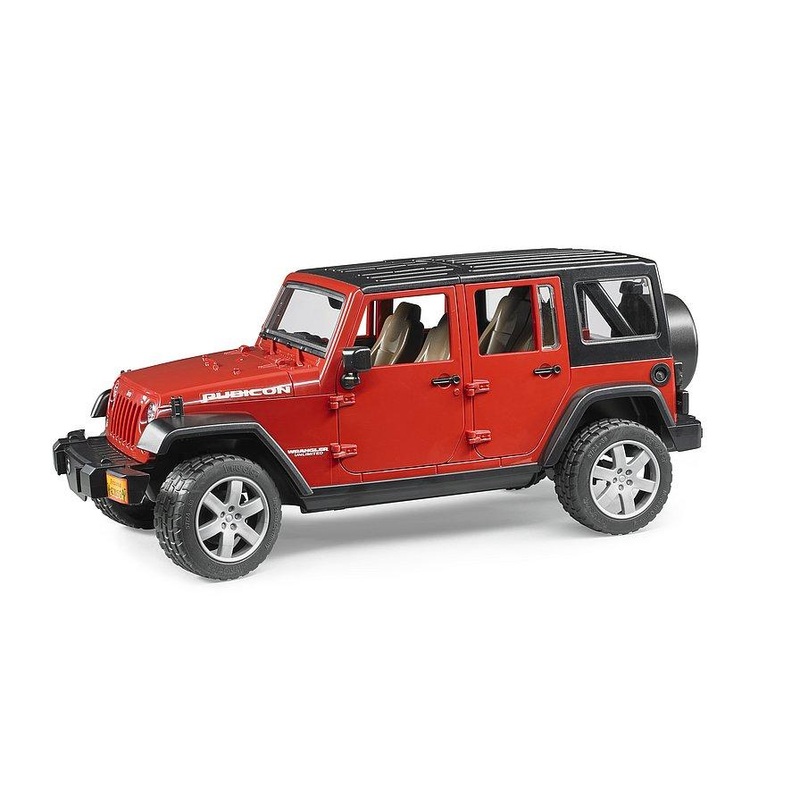 B02525 BRUDER JEEP WRANGLER UNLIMITED RUBICON - RED