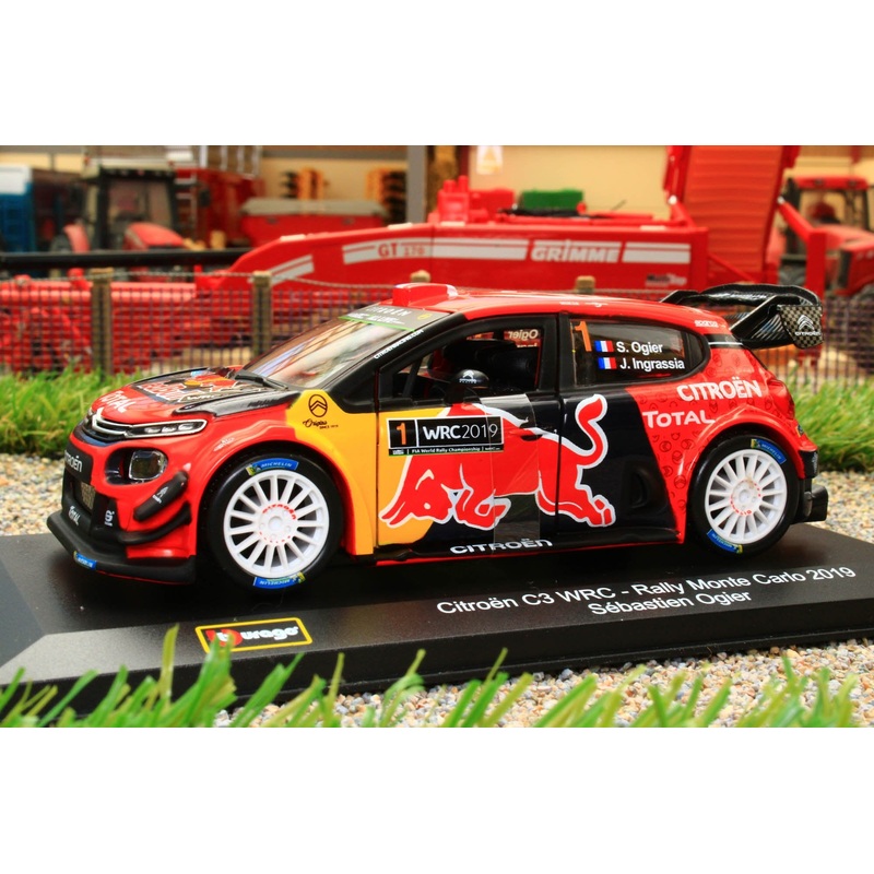 BUR41053 BURAGO 132 SCALE CITROEN C3 WRT RALLY CAR