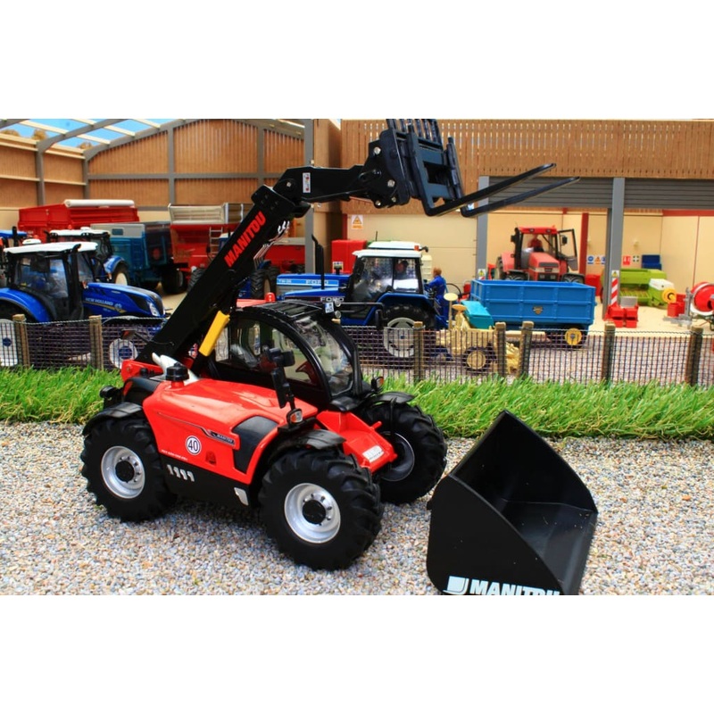 W7850 WIKING MANITOU TELESCOPIC LOADER MLT 635 WITH FORKS AND BUCKET