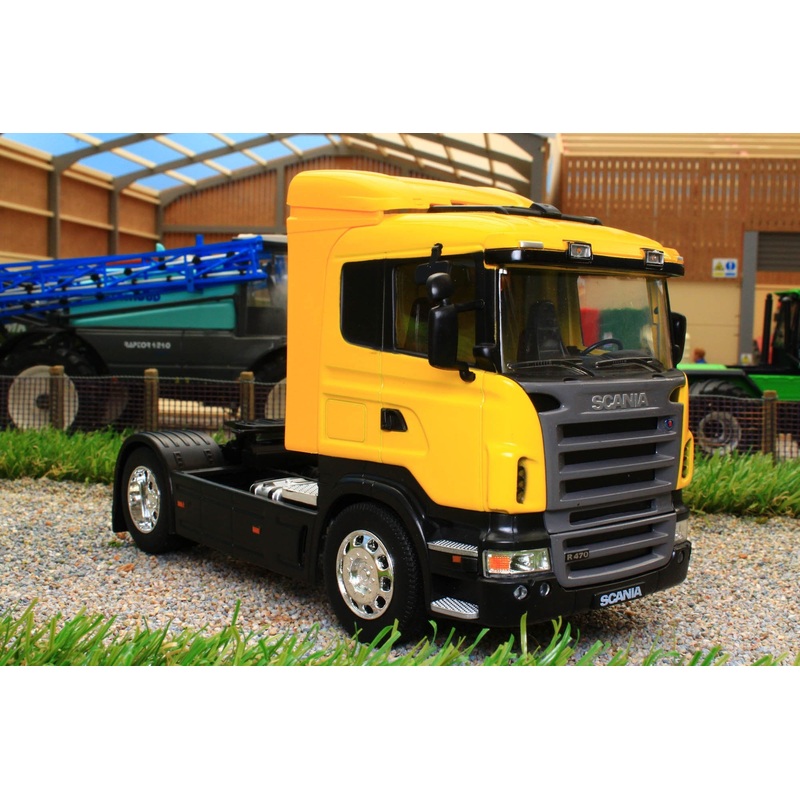 WEL32625Y WELLY SCANIA R470 4X2 LORRY IN YELLOW