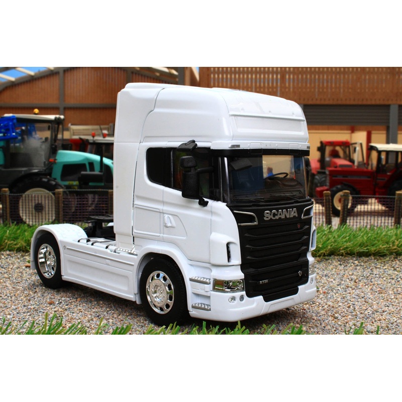 WEL32670SW WELLY 132 SCALE SCANIA V8 R730 4X2 LORRY IN WHITE