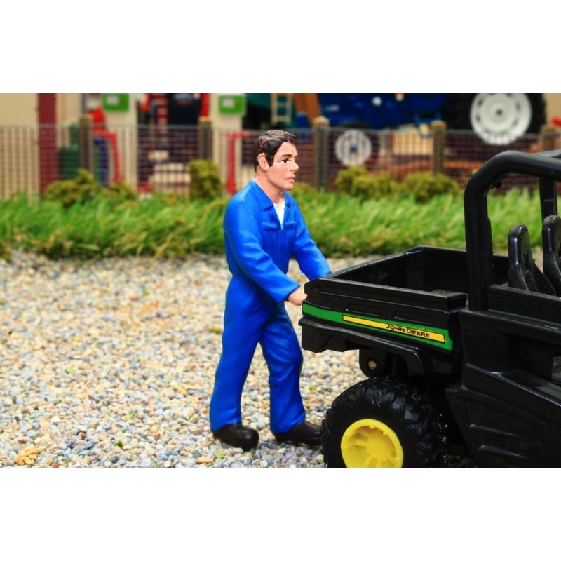 AT32111 AT Collections John Pushing Trolley Blue Overalls