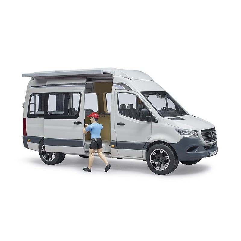B02672 BRUDER MERCEDES BENZ CAMPER VAN AND DRIVER