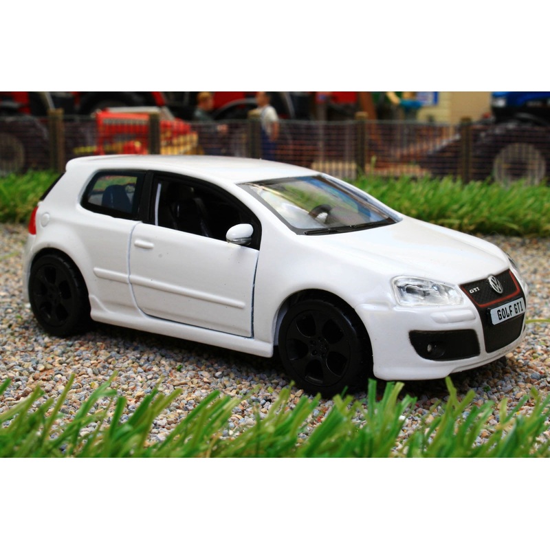 BUR43005W BURAGO 132 SCALE VW GOLF GTi MK5 ED30 IN WHITE STREET FIRE