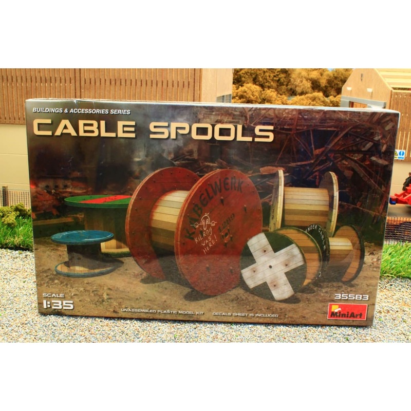 MIA35583 MiniArt 1:35 Scale Cable Spools Kit