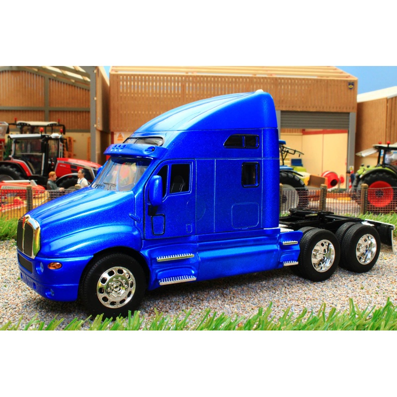 WEL32210B WELLY 132 SCALE KENWORTH T2000 LORRY IN BRIGHT BLUE