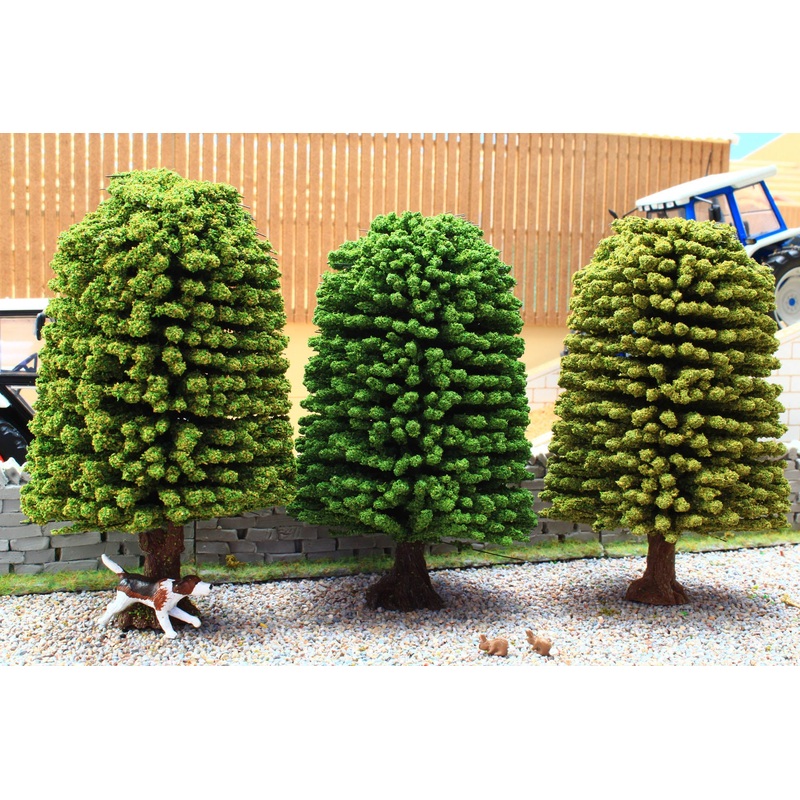 BT3088 Brushwood Oak Trees (Set of 3)