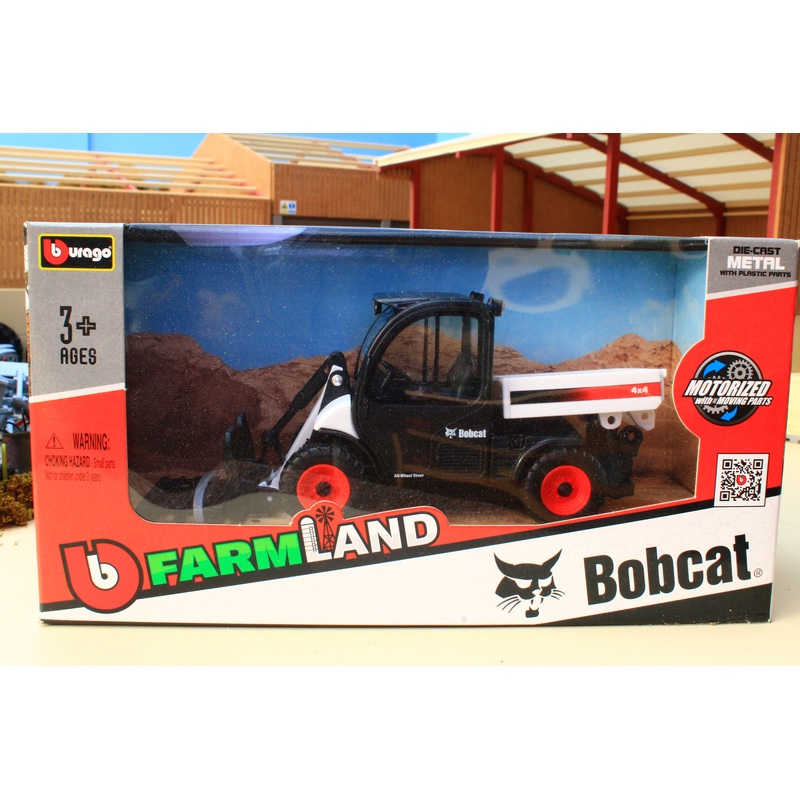 Faulty Burago 132 Scale Bobcat, issue with hinge on rear tipper