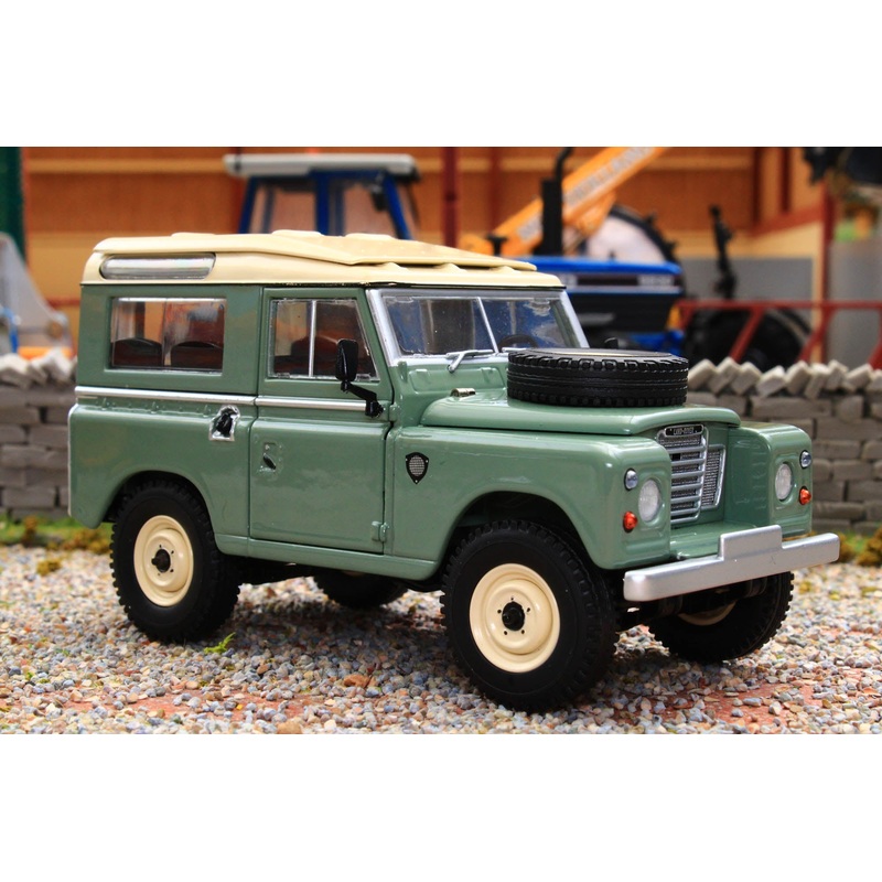 MM2421-02 MARGE MODELS 1:32 Scale Land Rover Series III 88 Safari Roof in Atlantic Green