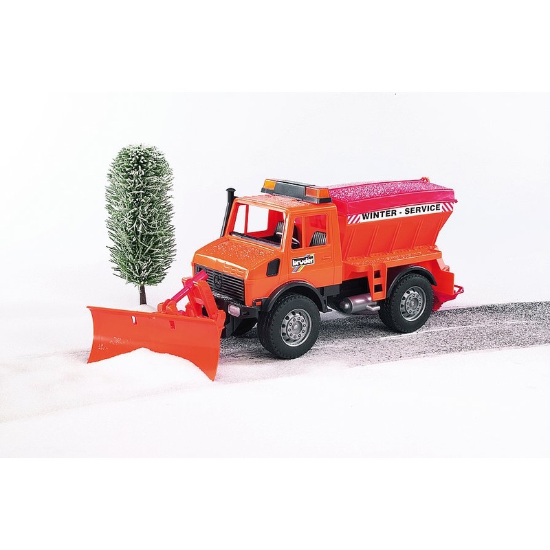 MS-B02572 Bruder Mercedes-Benz Unimog winter service with clearing blade 10%off