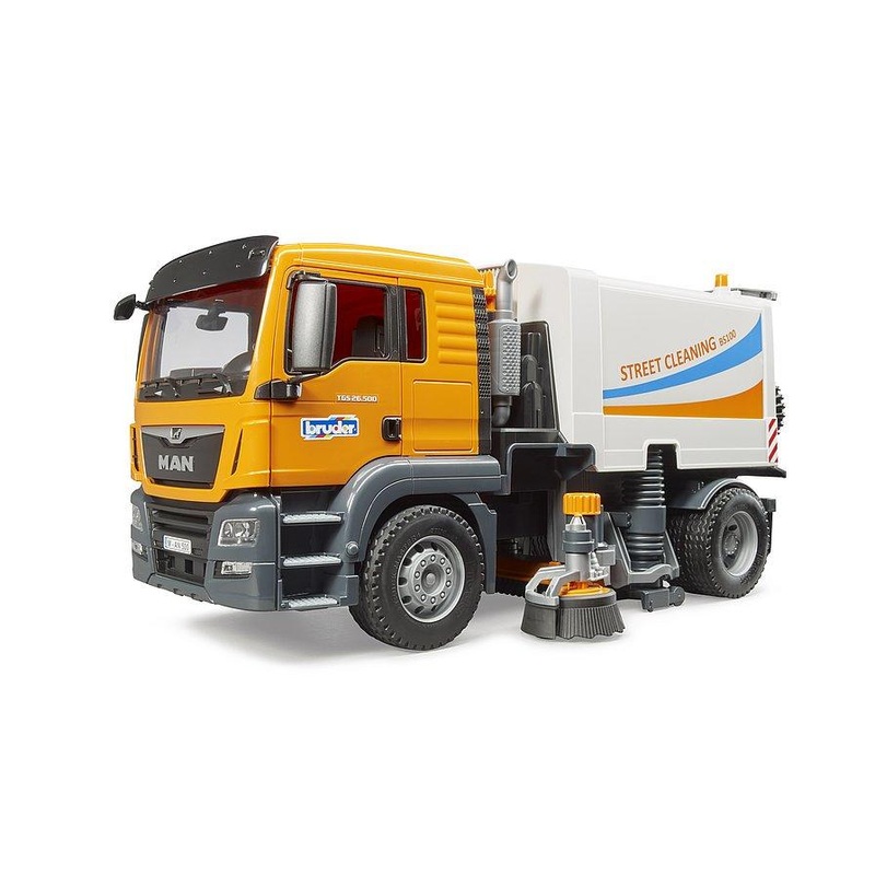 MS-B03780 BRUDER MAN TGS STREET SWEEPER **10% OFF!**