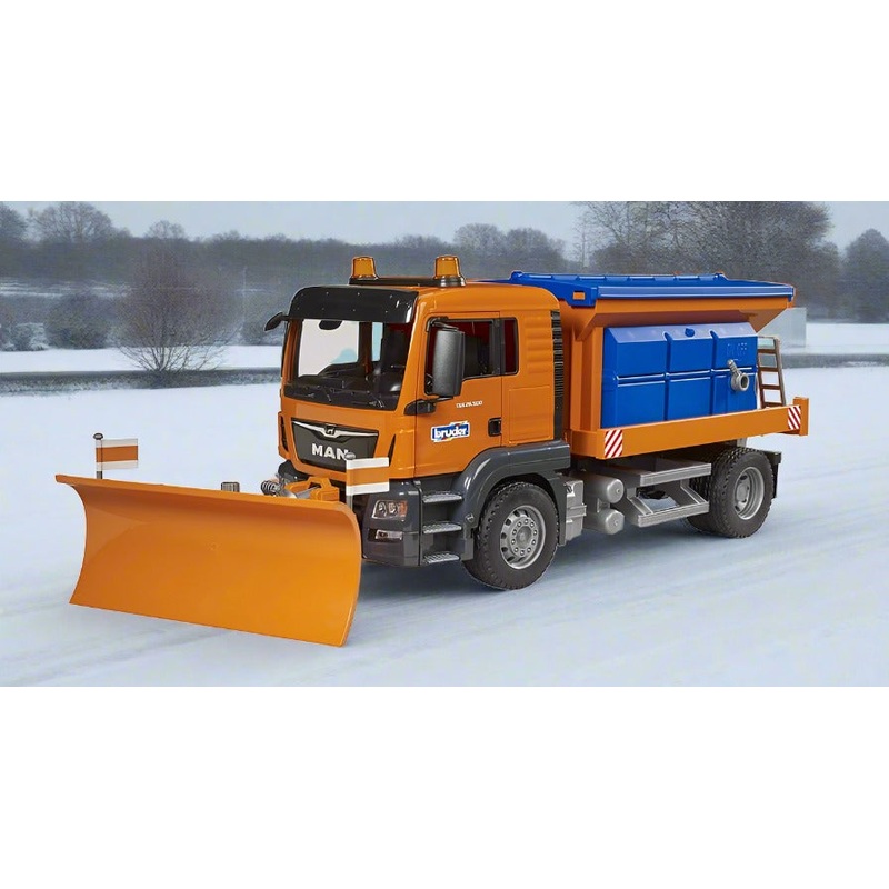 MS-B03785 Bruder MAN TGS winter service with clearing blade 10%off