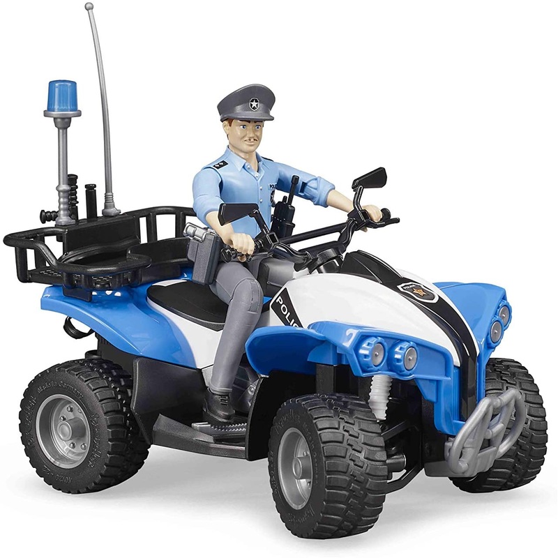 MS-B63010 BRUDER POLICE QUAD WITH POLICEMAN AND ACCESSORIES 10% off