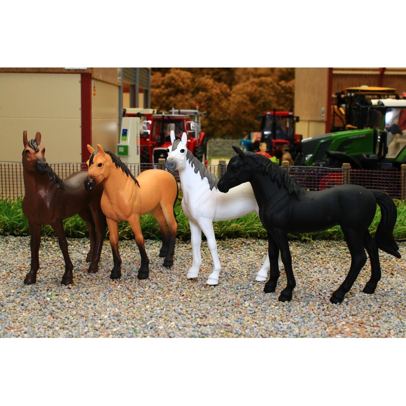 MS-KG0199 Kids Globe 1:32 Scale Horses (Set of 4)