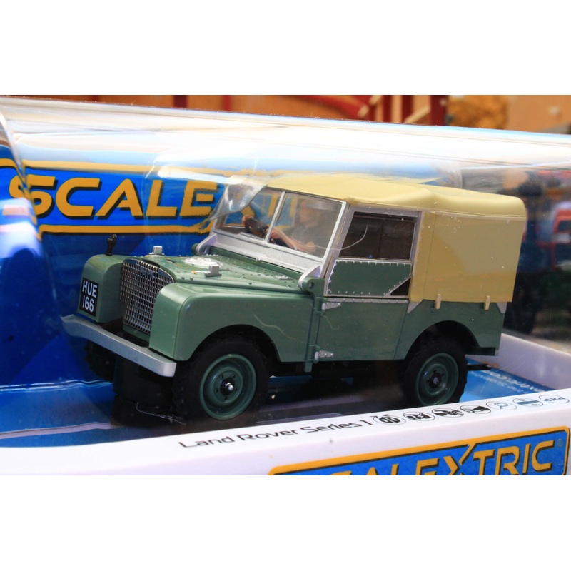 MS-SCAC4600 Scalextric 1:32 Scale Land Rover Series 1 HUE 166