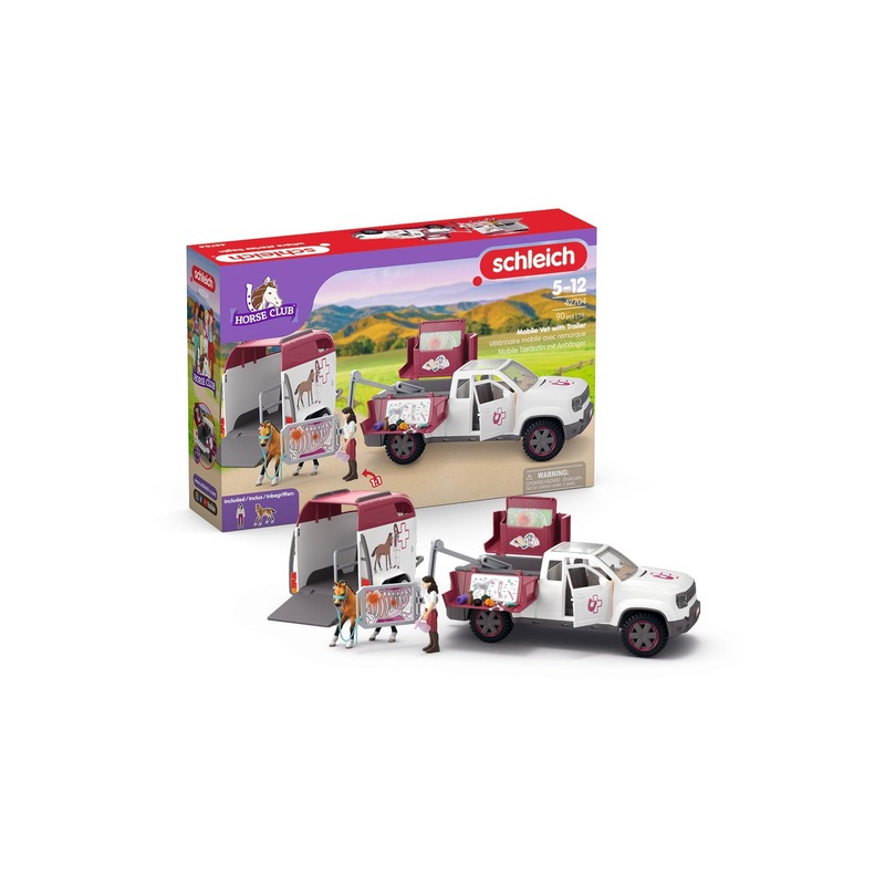 SL42704 Schleich Mobile Vet with Trailer