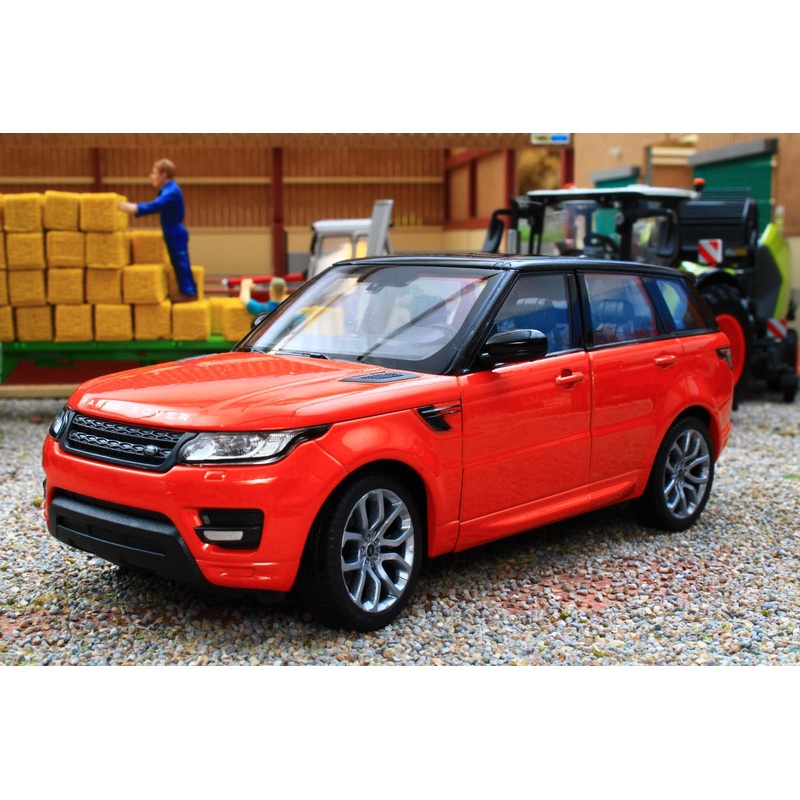 WEL24059R WELLY 1:24 Scale Range Rover Sport in Chilli Red Orange