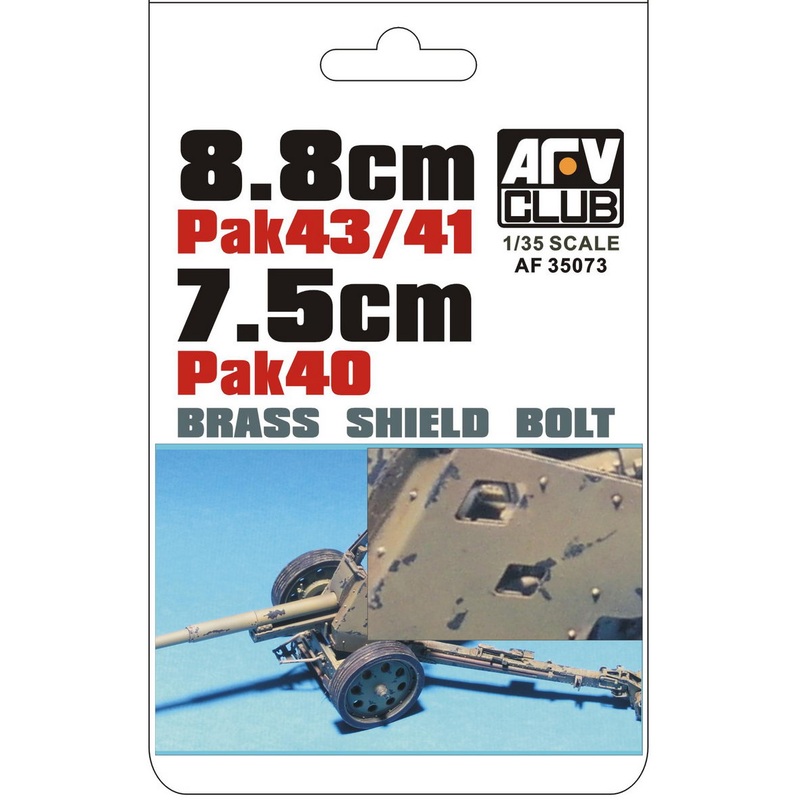 AFV Club 35073 1/35 GERMAN Pak43/41 & Pak 40 BRASS SHIELD BOLT SET