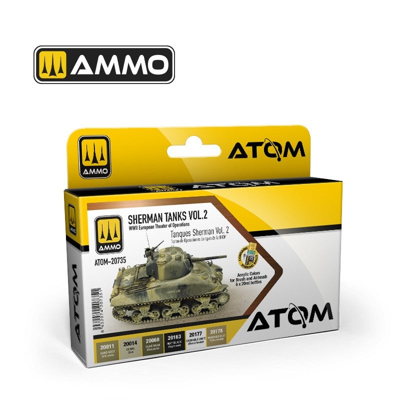 AMMO by Mig 20735 ATOM Sherman Tanks Vol. 2 (WWII European Theater of Operations)